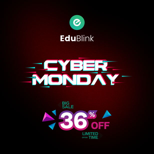 EduBlink - Education WordPress Theme Cyber Sale