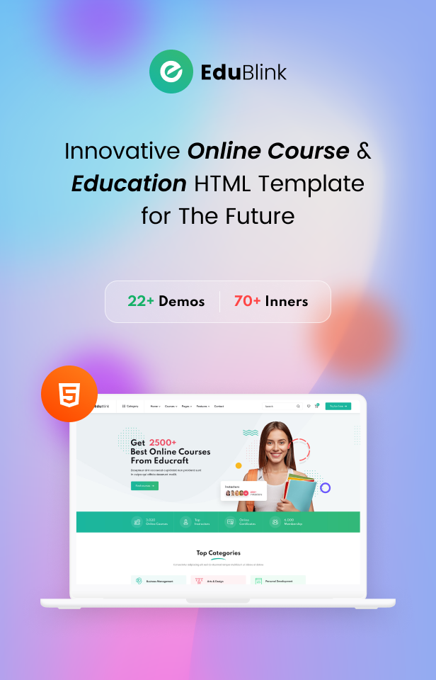 EduBlink - Education HTML Template 